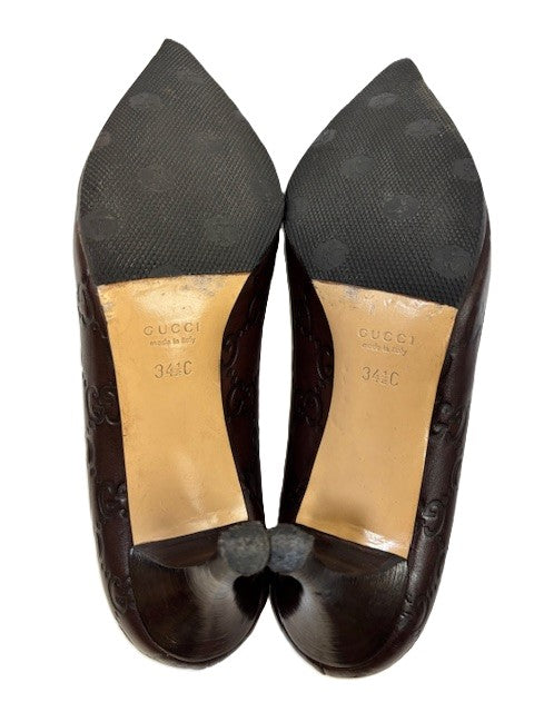 Brown Women's Gucci High Heel Shoes