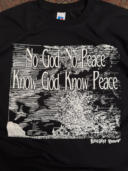 No God No Peace KV Bootleg Tshirt BlacknWhite