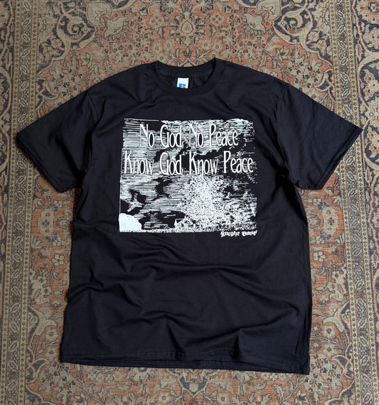 No God No Peace KV Bootleg Tshirt BlacknWhite