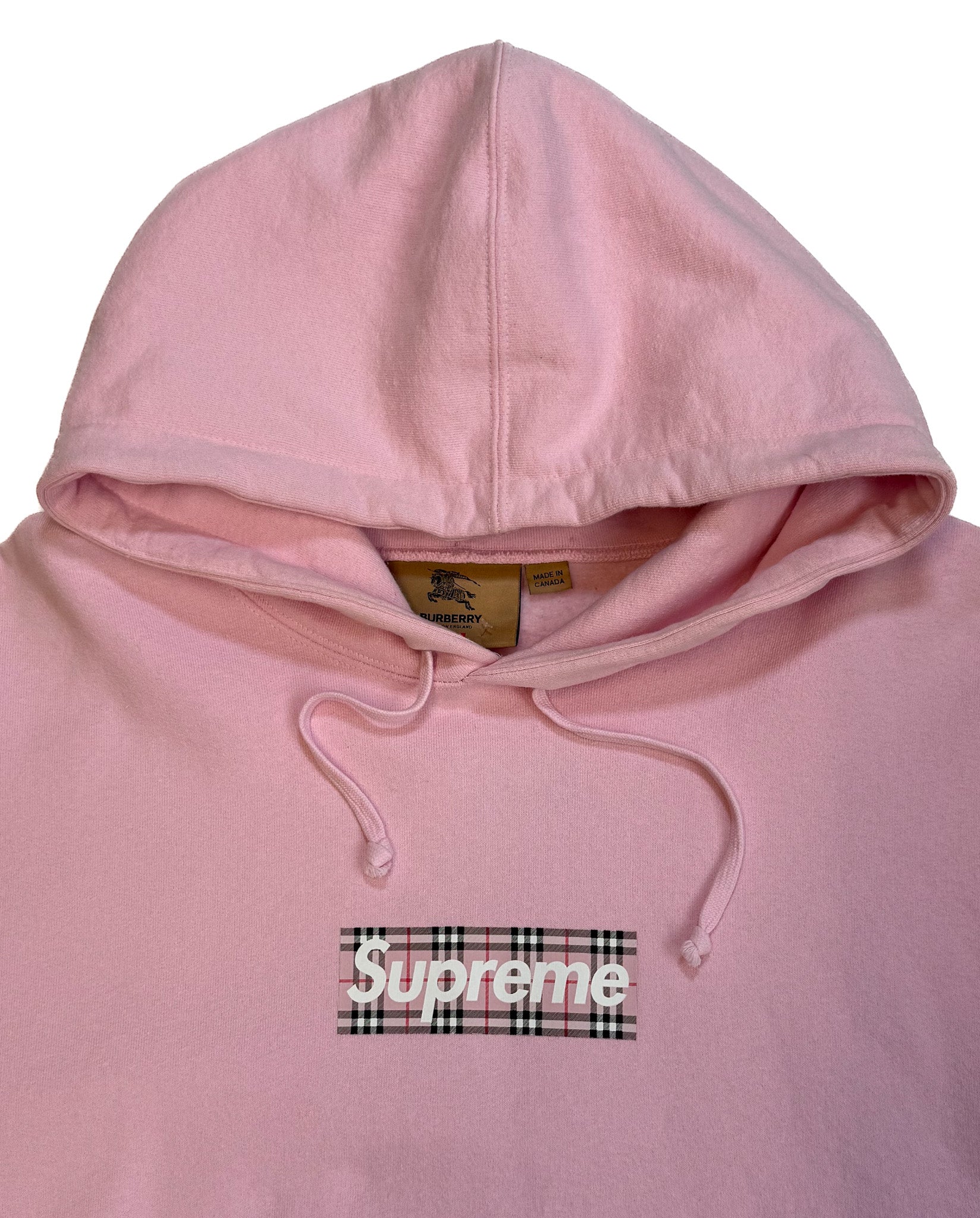 2022 Supreme x Burberry Box Logo Hoodie – knightvintage