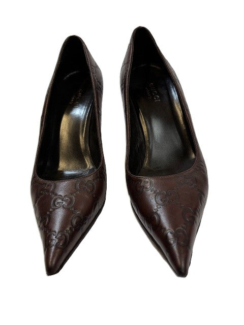 Brown Women's Gucci High Heel Shoes