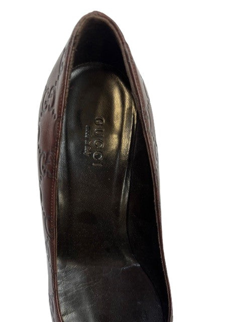 Brown Women's Gucci High Heel Shoes