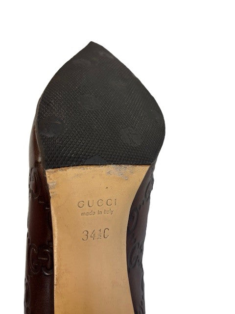 Brown Women's Gucci High Heel Shoes