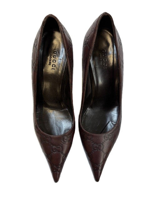 Brown Women's Gucci High Heel Shoes
