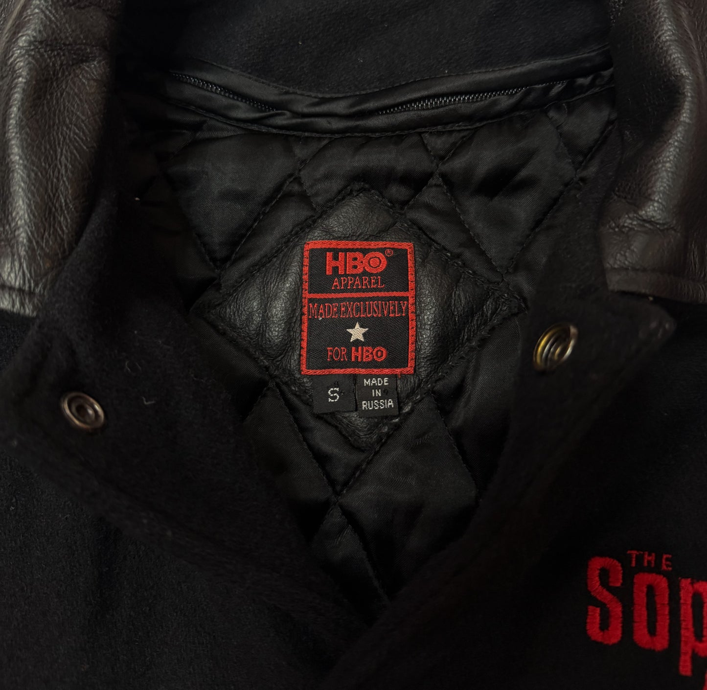2000's The Sopranos HBO  Varsity Jacket