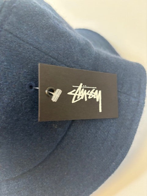 Stussy Blue Wool Bucket Hat