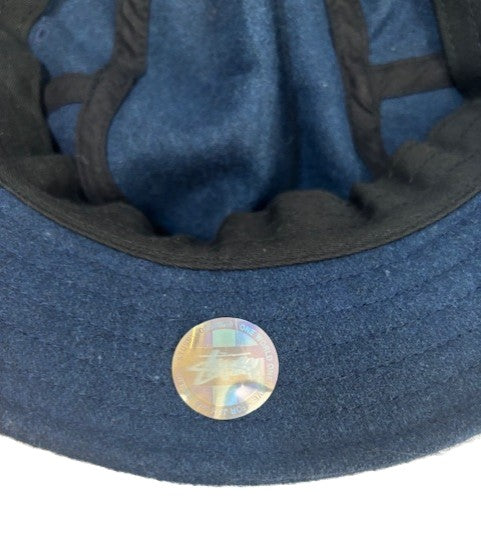 Stussy Blue Wool Bucket Hat